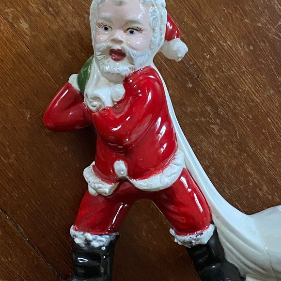 Vintage Santa Candy Trinket Dish - Picture 5 of 7